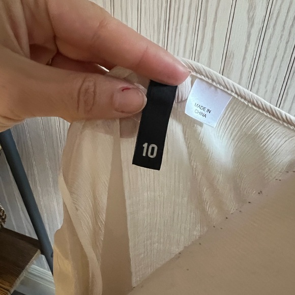 Divided Cream Women's Blouse - Picture 5 of 6